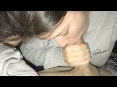 Amateur Girlfriend First Swallow On Camera!