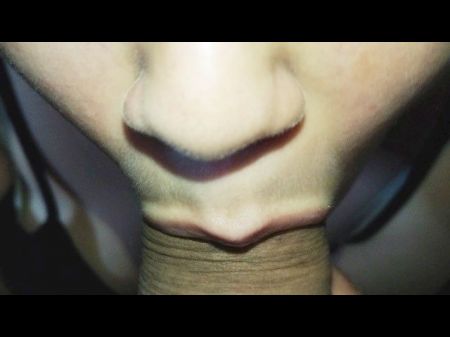 Close Up Foreskin Play Shaft Give Head Jerking Off On My Lips & Jism On My Tongue